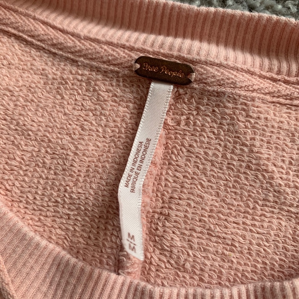 Free People Ruffled Sweatshirt - Picture 2 of 2